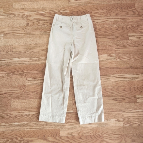 NWOT Madewell Cream High-Rise Pants, Size 25 - Picture 4 of 7